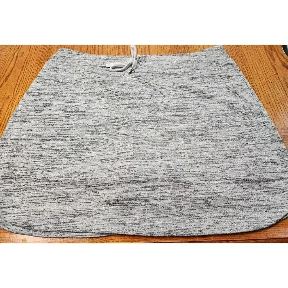 Style & Co. Black and Gray Knit Skort Size XXL